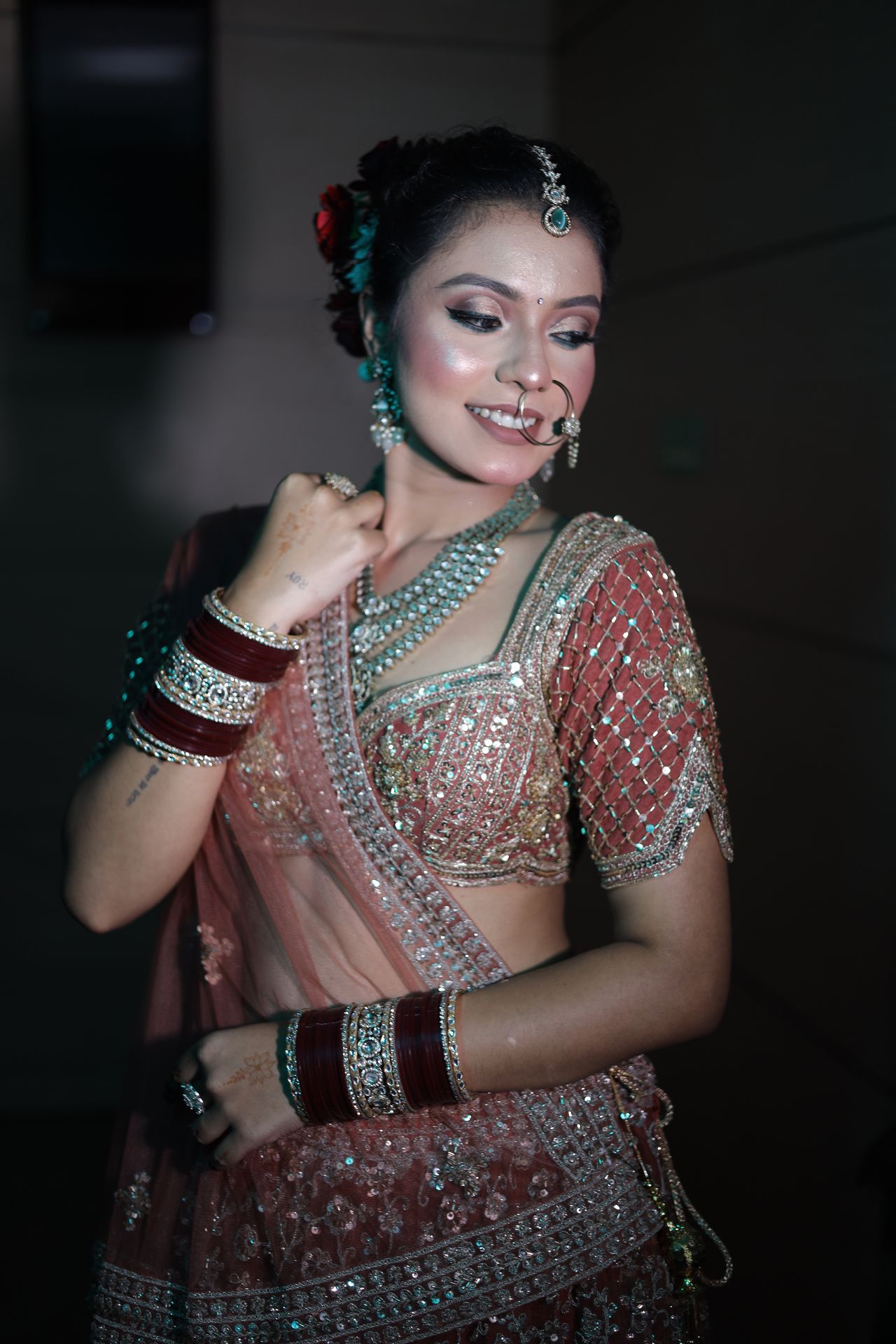 Luxury makeup portrait